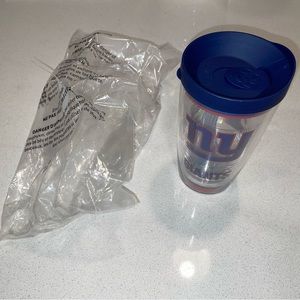 NY Giants Tumbler with Lid.